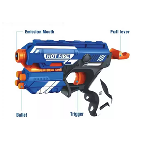 تفنگ اسباب بازی کلت تیر فومی مدل BLAZE STORM 7036 A_اسباب بازی